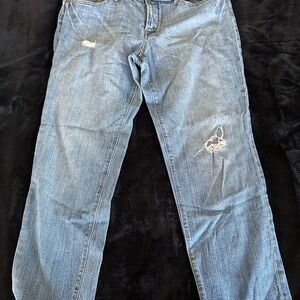 Loft Blue Distressed Jeans